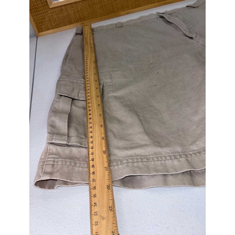 VINTAGE WALT DISNEY WORLD Mens Cargo Short Dad 90s Y2K Khaki 42 2XL Cotton Baggy - Picture 14 of 15